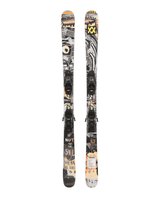 Völkl Revolt Junior Park juniorskidor med VMotion 7.0-bindningar visade framifrån mot vit bakgrund.