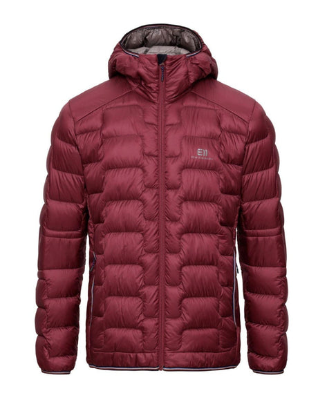 Elevenate Motion Down Hood Men - Tibetan Red - Röd dunjacka för herrar