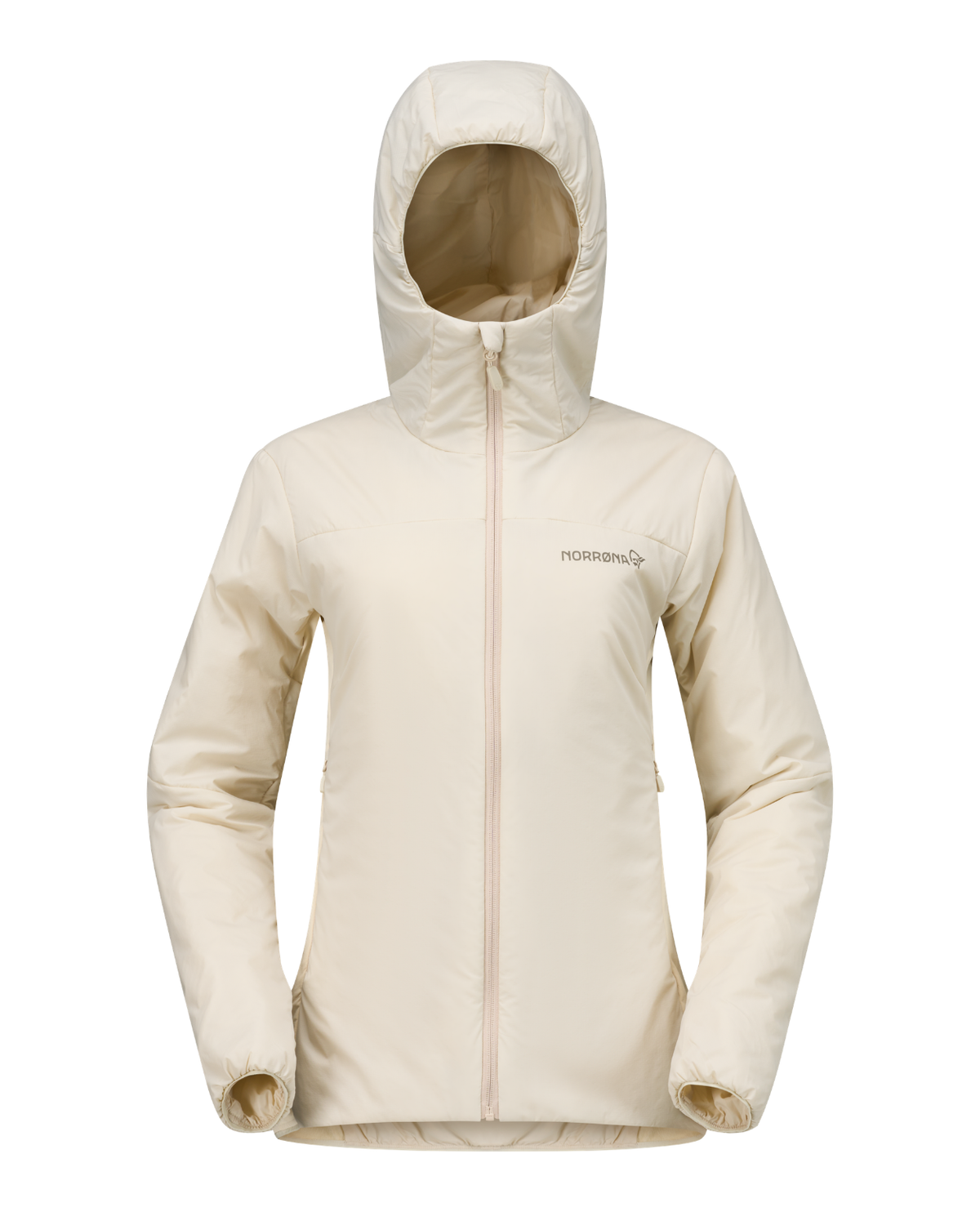 Norrøna Femund thermo60 Zip Hood Women - Oatmeal