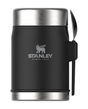 Stanley The Legendary Food Jar + Spork 0.4 L - Matte Black - Alpingaraget