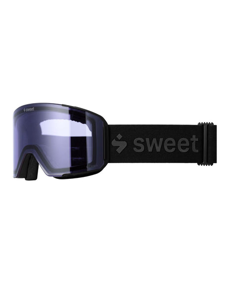 Sweet Protection Boondock II L RIG Reflect skidglasögon med matt svart ram och kontrasthöjande lila RIG Quartz-lins.