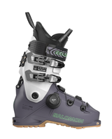 Salomon Shift Alpha BOA 120 alpina pjäxor i grått, vitt och grönt med BOA-spännsystem för herrar.