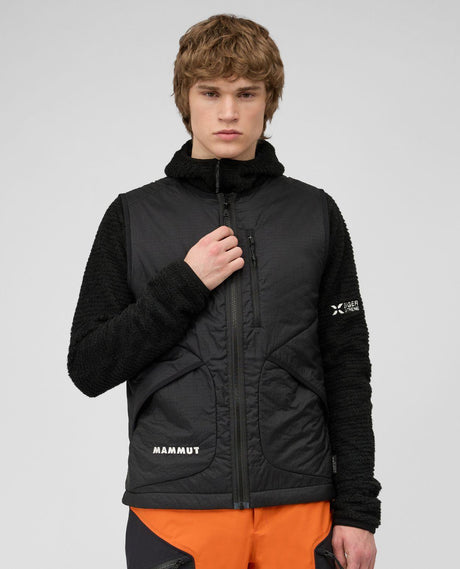 Mammut Eiger Free Light IN Vest Men - Svart väst för herr, perfekt för topptur och friåkning.