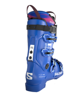 Salomon S/Pro Race 140 alpinpjäxa i blått med högpresterande race-design för elitåkare.