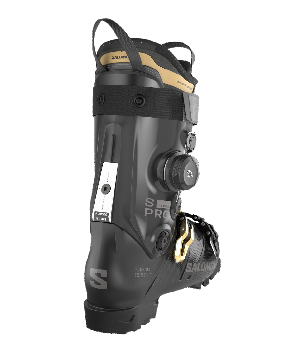 Salomon S/Pro Alpha C BOA 95 Women - Svart alpinpjäxa dam
