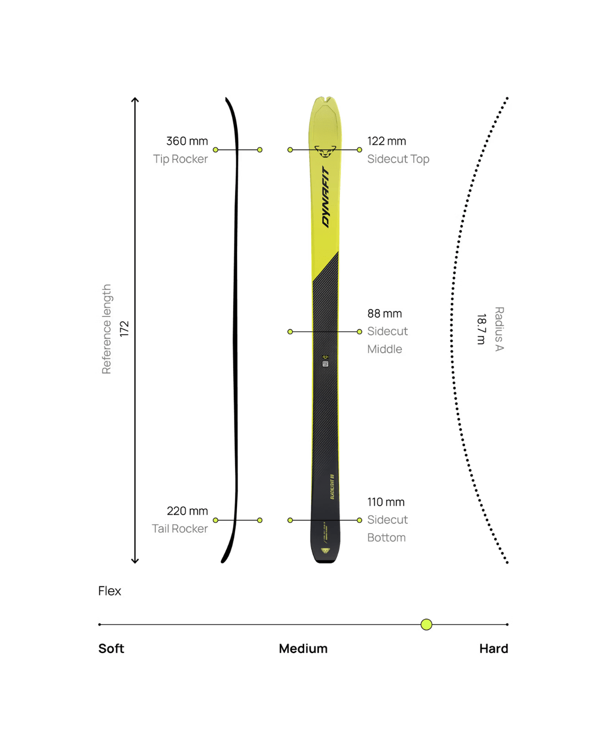 Dynafit Blacklight 88 FI 90 25/26 - Topptursskidor - Alpingaraget