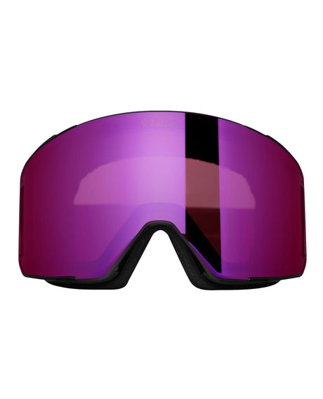 Sweet Protection Boondock II L skidglasögon i Gloss Crystal Brown med lila kontrasthöjande RIG Bixbite-lins.