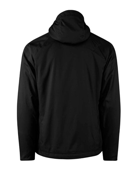Klättermusen Drifa Hood Jacket Men - Svart jacka bakifrån med huva