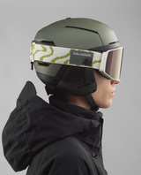 Salomon Sentry Prime Sigma Marshmallow - Skidhjälm med goggles - Alpingaraget