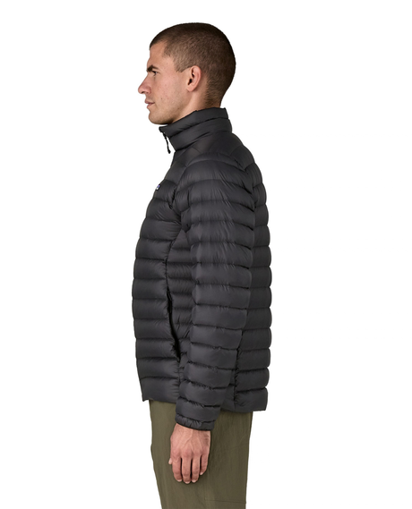 Patagonia Down Sweater Men - Svart dunjacka för herrar från sidan