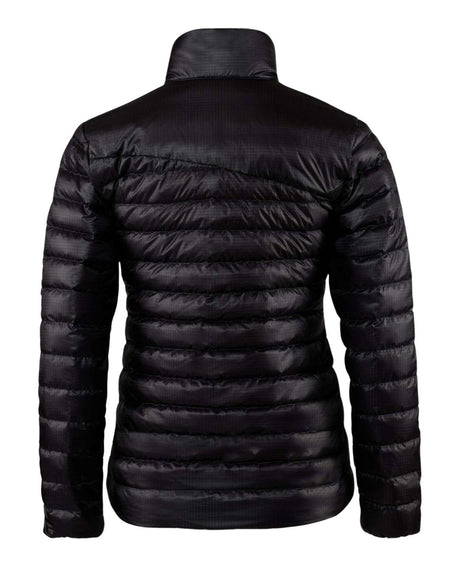 Klättermusen Lopt Zip Jacket Women Raven – Svart damjacka bakifrån