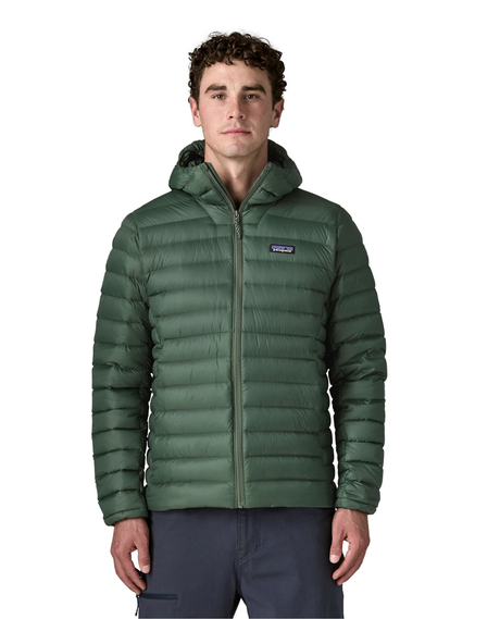 Patagonia Down Sweater Hoody Men - Treeline Green Alpingaraget