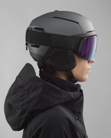 Salomon Skarn Prime Sigma goggles och matchande hjälm i snygg svart design från Alpingaraget.