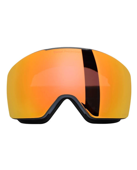 Sweet Protection Connor RIG Reflect skidglasögon i färgkombinationen Crystal Platinum och orangefärgad RIG Topaz-lins.