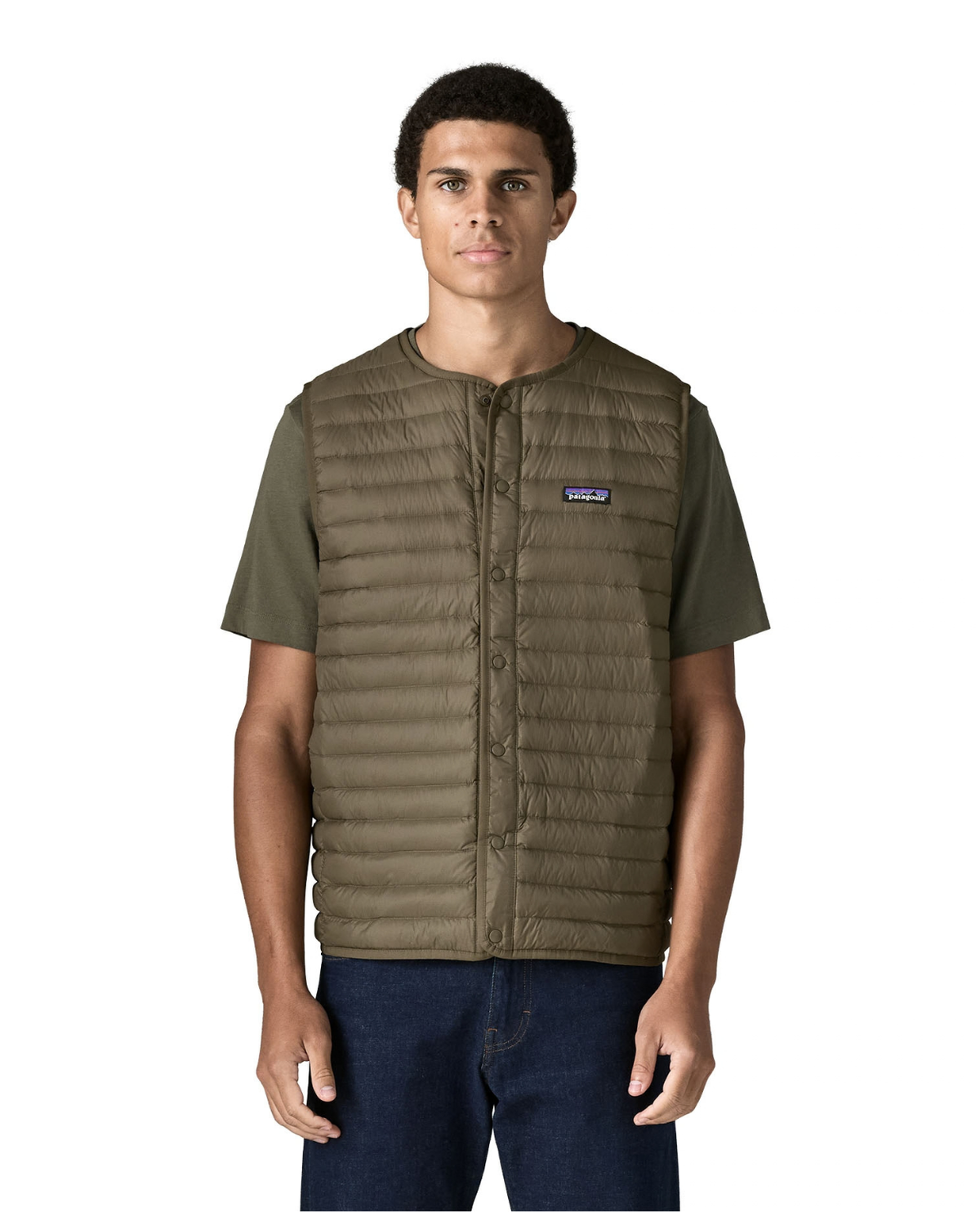 Patagonia LW Down Sweater Vest Men - Basin Green - Mellanlager - Alpingaraget