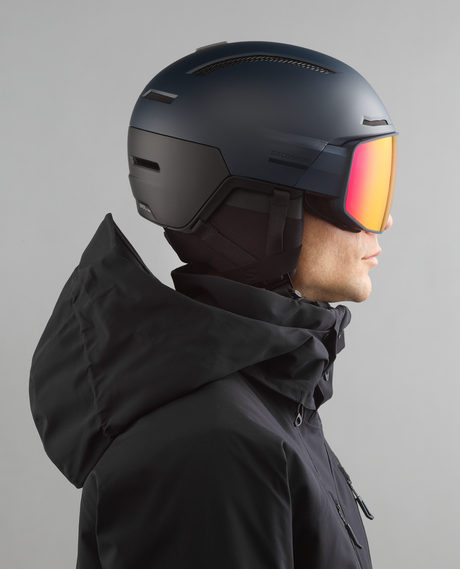 Salomon Driver Prime Sigma Plus MIPS - Dress Blue skidhjälm med spegelglas.