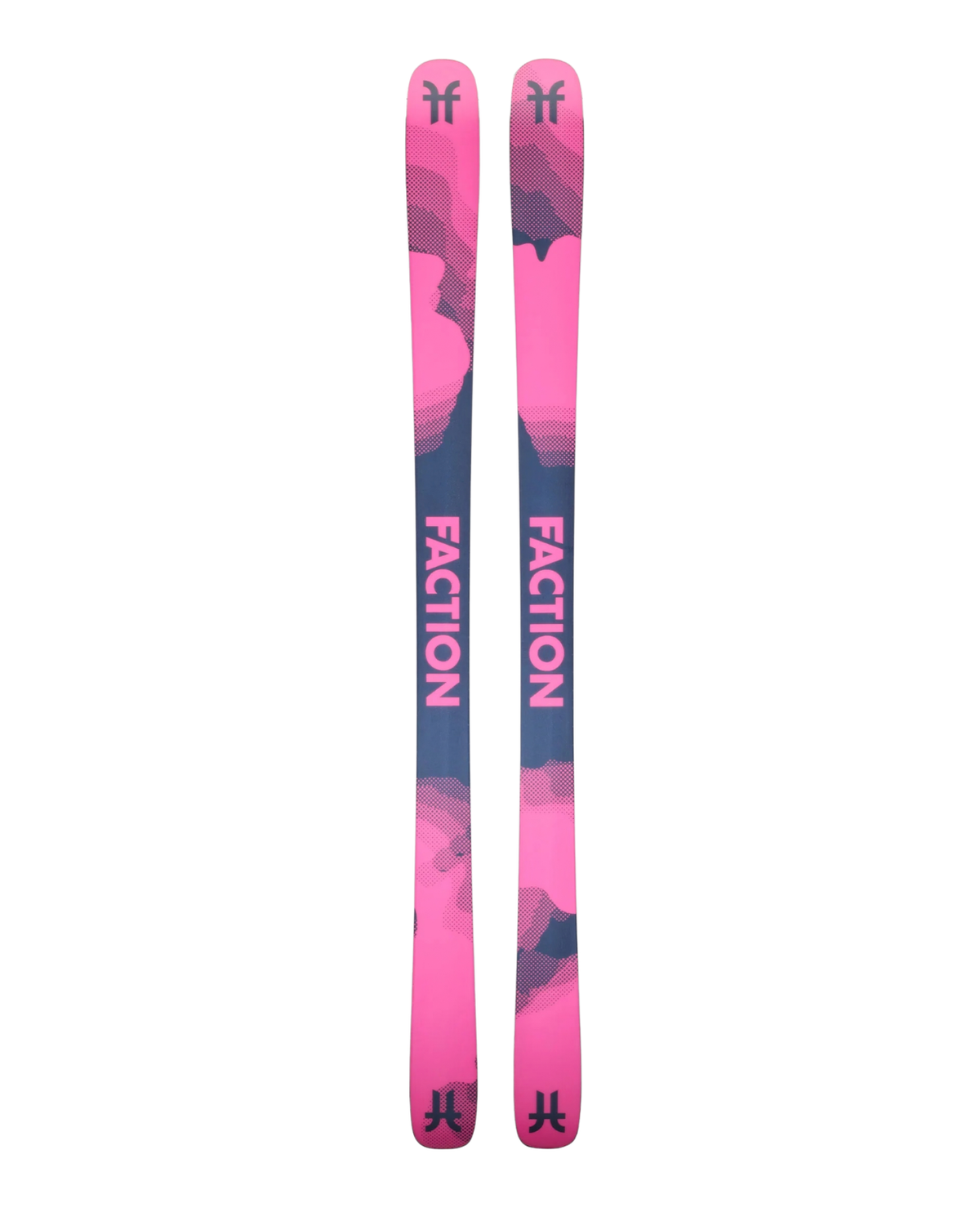 Faction Prodigy 1 26/27 allmountainskidor i rosa och mörkblå design – Alpingaraget