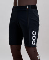 POC Race Shorts Men Uranium Black - svarta träningsshorts för alpin skidåkning