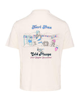 Kari Traa KT Graphic Tee Off White baksida med färgstarkt Cold Plunge-tryck