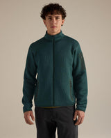 Arc'teryx Covert Cardigan Men Dark Jade Heather - Mellanlager - Alpingaraget