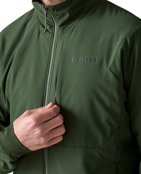Patagonia Nano-Air Light Jacket Men - Treeline Green grön jacka detalj