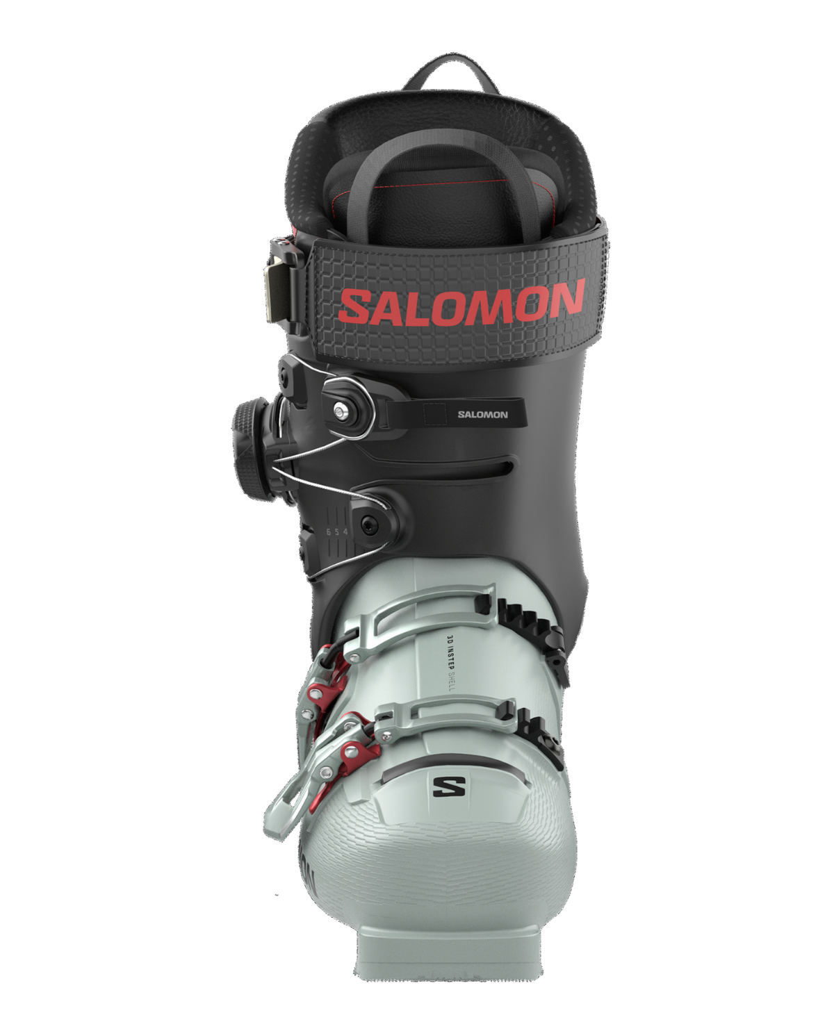 Salomon S/Pro Supra C BOA 130 grå alpinpjäxa för herrar med BOA-system och spännen.
