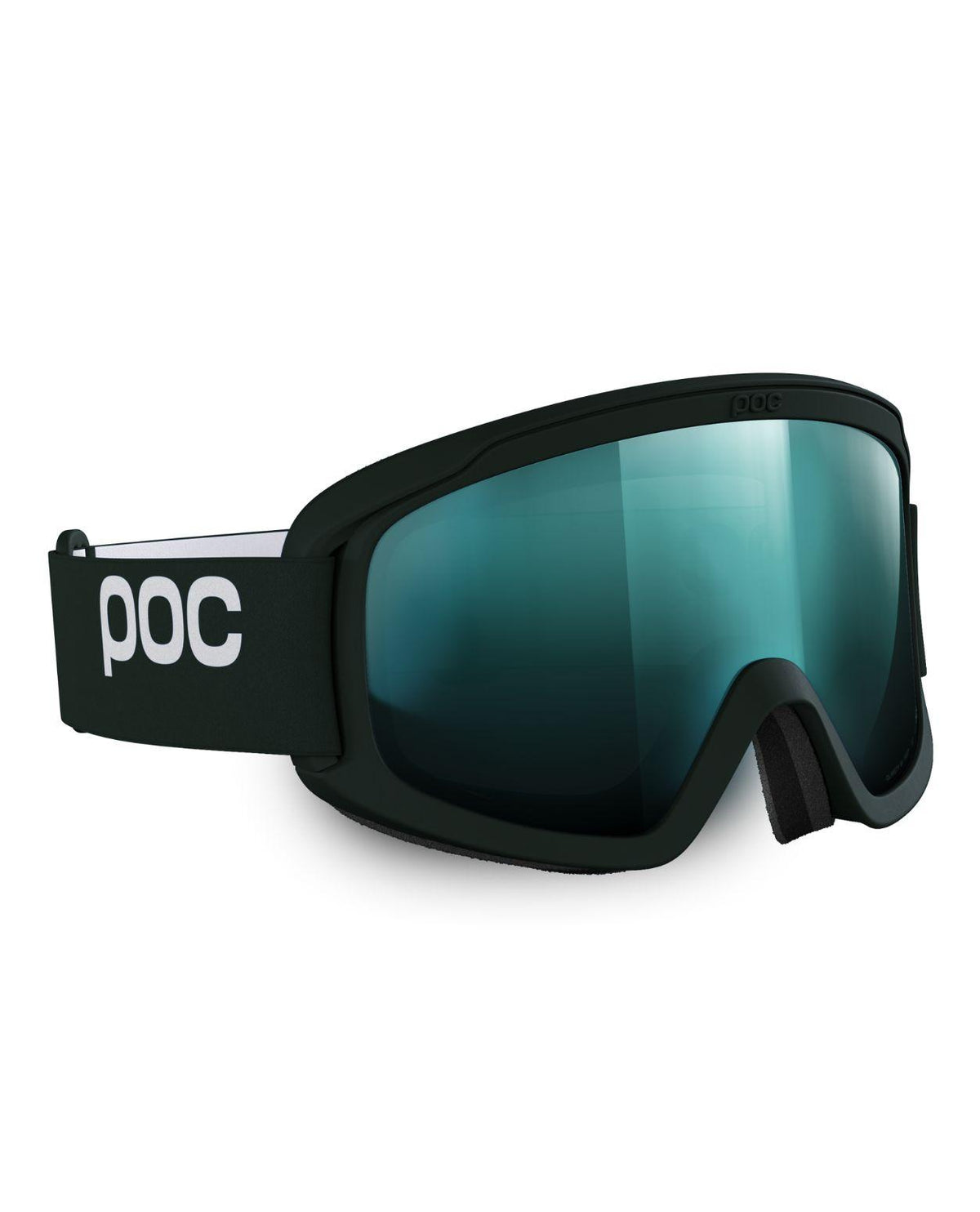 POC Opsin skidglasögon i Pargasite Green med speglande Partly Sunny Forest Green-lins.