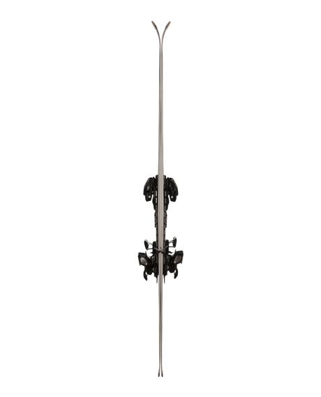 Völkl Peregrine 76 MASTER + Comp 12 GW pistskida med förmonterad bindning visad framifrån mot vit bakgrund.
