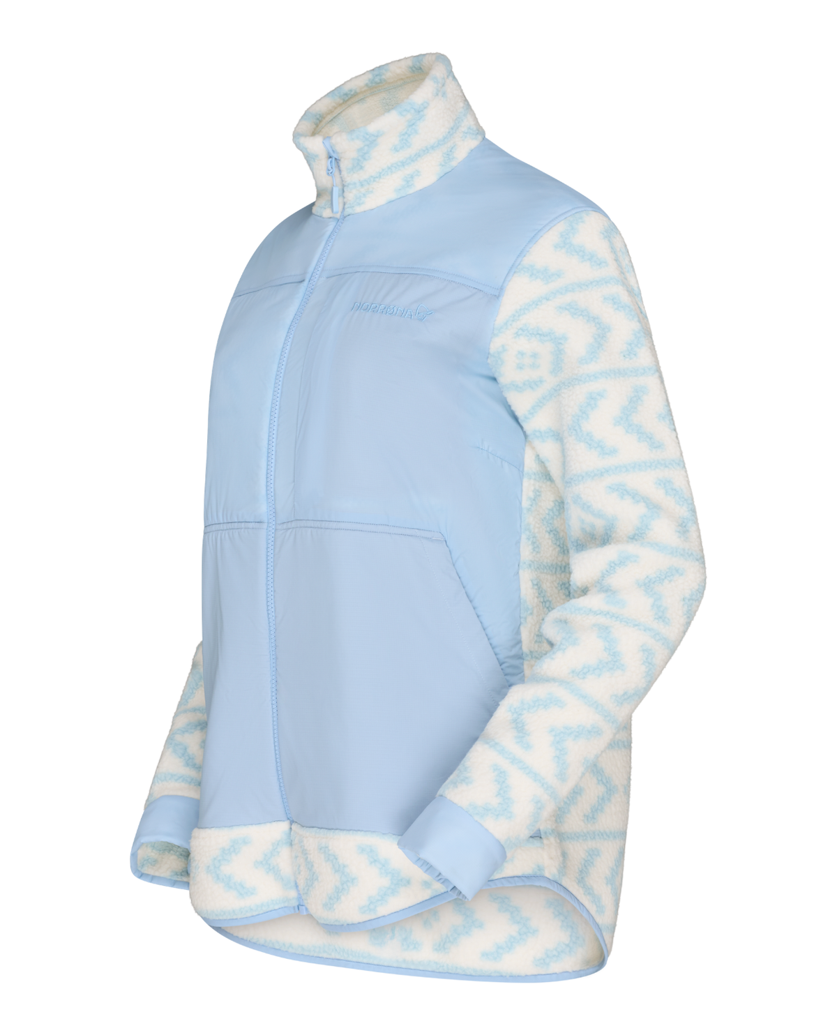 Norrøna Tamok warm3 Jacket Women - Whisper White/Cashmere Blue