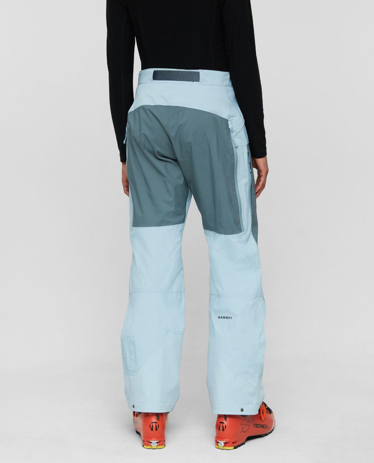 Mammut Haldigrat Gore-Tex HS Thermo Pants Women - Nebla-Strata skidbyxor bakifrån