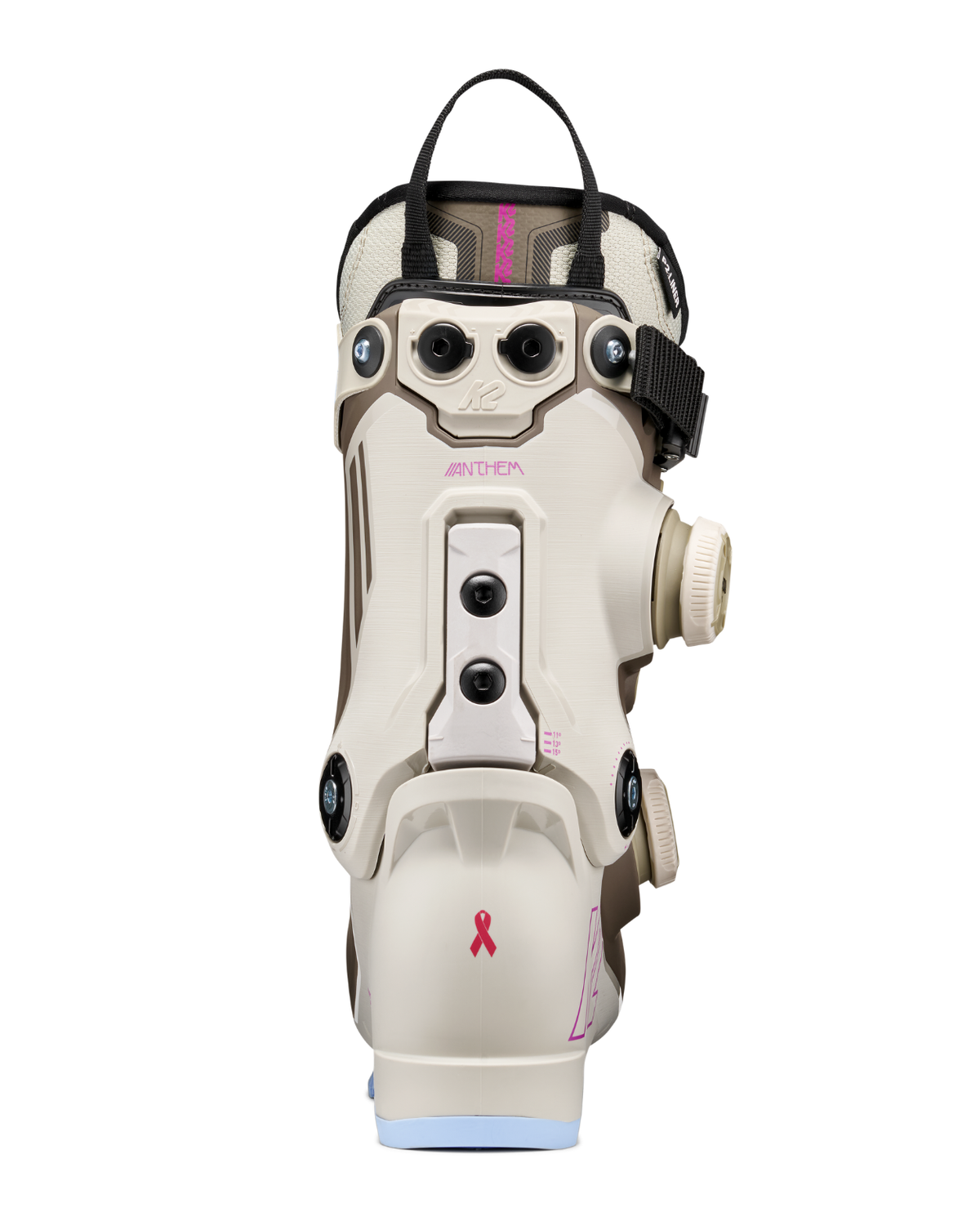 K2 Anthem 105 Zonal BOA dam pjäxa bakifrån med justerbar spoiler och BOA-system.