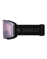 Sweet Protection Boondock II L skidglasögon i Matte Black med kontrasthöjande RIG Malaia-lins sedda i profil.