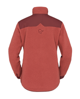 Norrøna Tamok warm3 Jacket Women - Cowhide/Port baksida