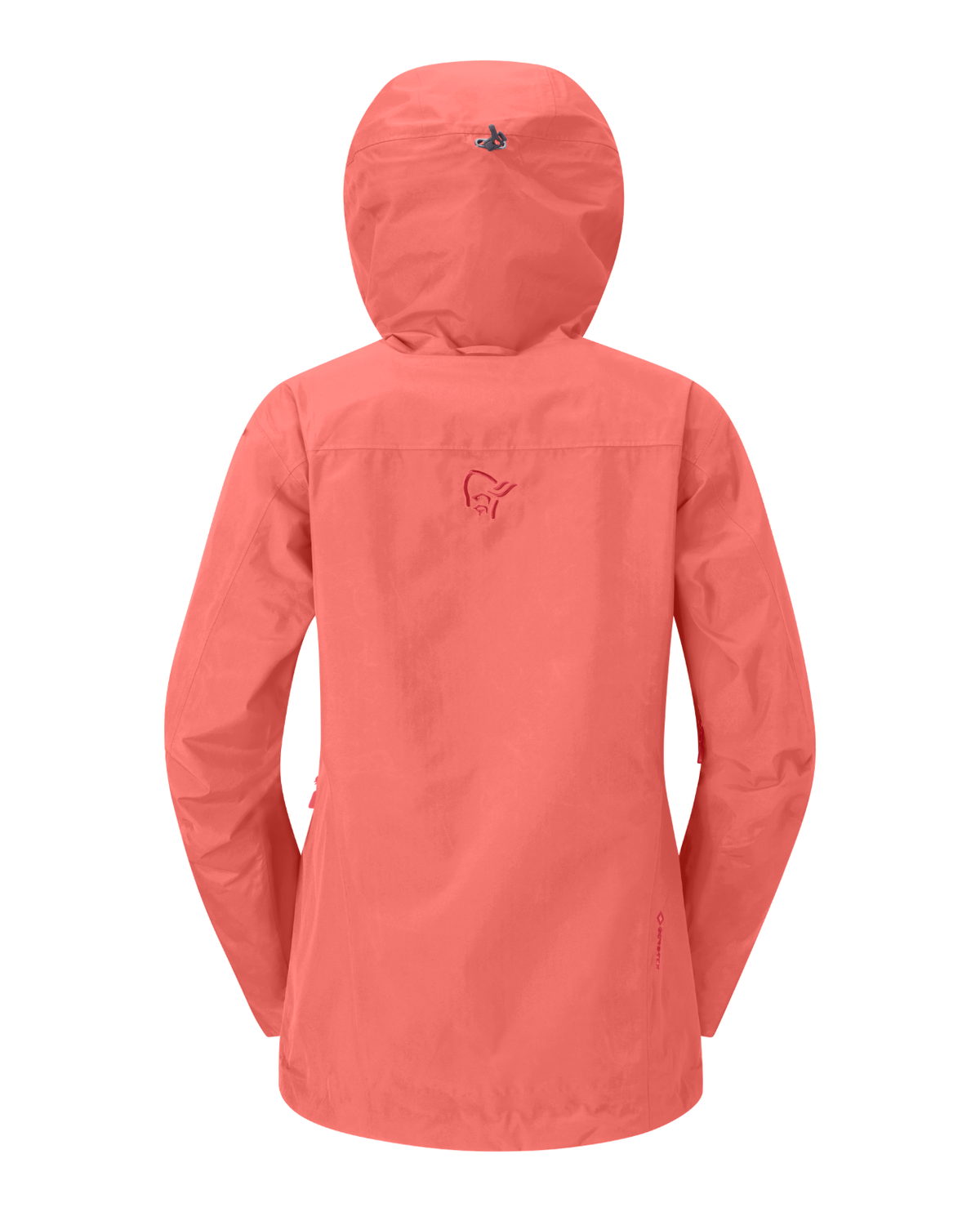 Norrøna Lofoten Gore-Tex Insulated Jacket Women - Deep Sea Coral bakifrån