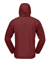 Norrøna Femund thermo60 Zip Hood Men i färgen port vinröd ses bakifrån