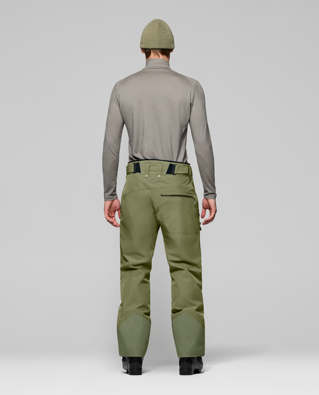 Norrøna Lofoten Gore-Tex Insulated Pants Men - Deep Lichen Green - Bakifrån
