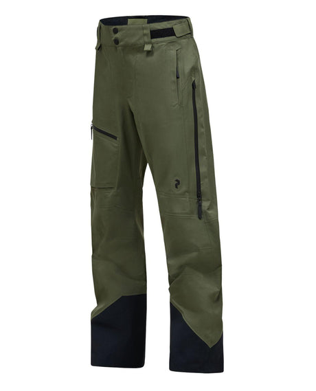 Peak Performance Alpine Gore-Tex 3L Pants Women Pine Needle - Gröna dam-skidbyxor