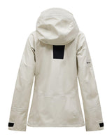 Peak Performance Alpine Gore-Tex 3L Jacket Dam i färgen Sand Fog bakifrån