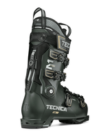 Tecnica Mach1 LV 120 TD2 alpinpjäxa i svart och orange sedd från sidan.