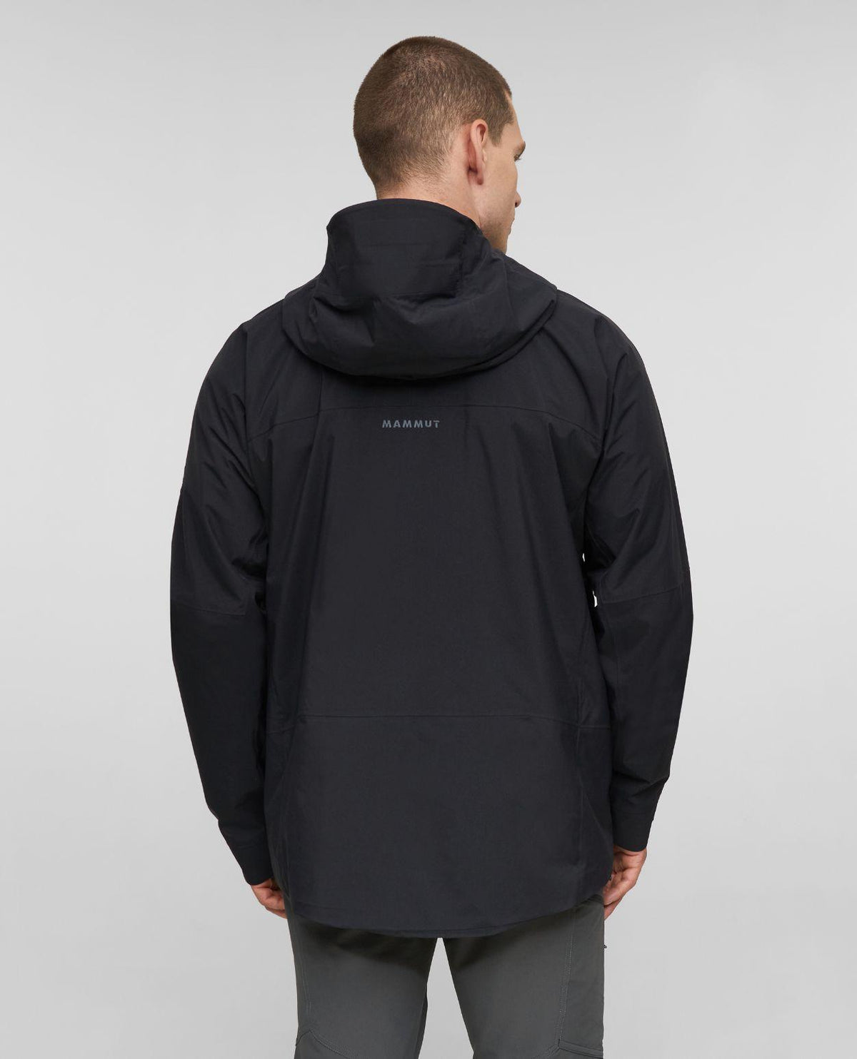 Mammut Haldigrat Gore-Tex HS Thermo Hooded Jacket Men - Svart jacka bakifrån