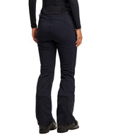 J.Lindeberg Stanford Softshell Ski Pant Women - Svart skidbyxa bakifrån