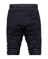 Peak Performance Helium Down Shorts Men - Svart dunshorts bakifrån