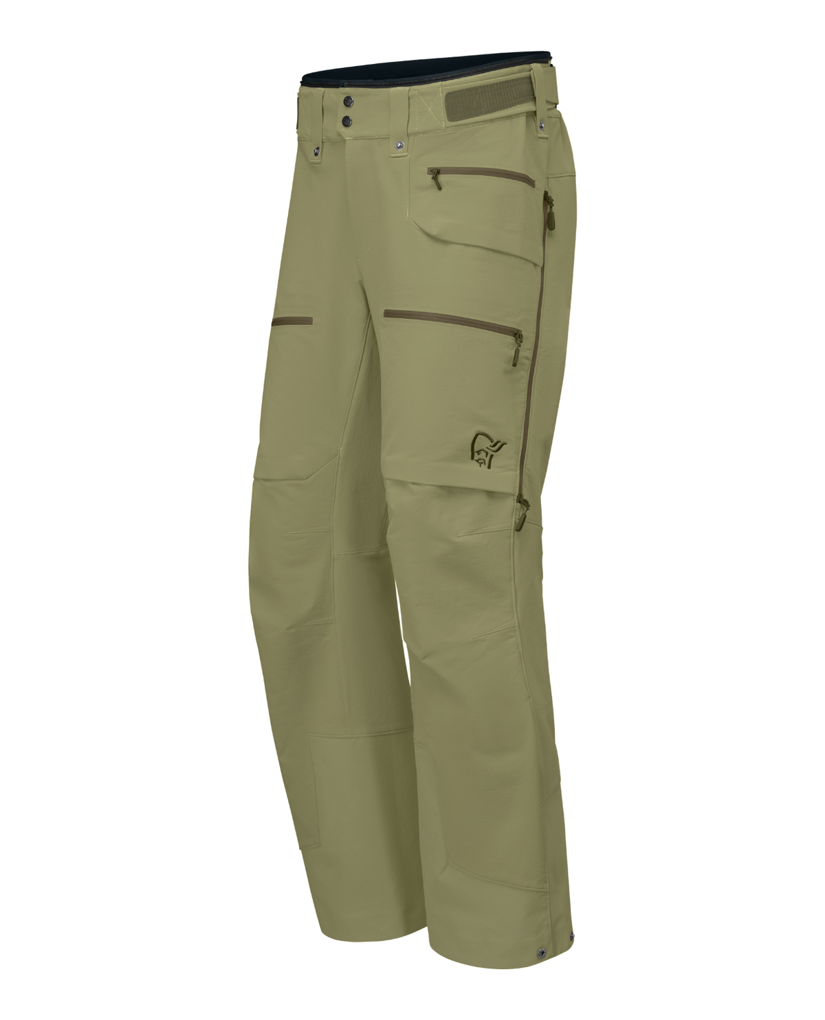 Norrøna Lofoten flex1 Pants Men - Deep Lichen Green - Gröna skidbyxor för herr