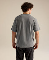 Arc'teryx Kragg Cotton Emblem Crew SS Men - Void - Grå mellanlager bakifrån