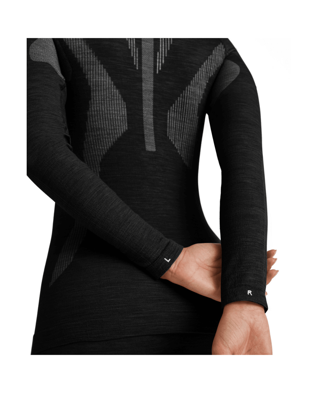 FALKE Women Long - sleeve shirt Wool - Tech - Black - Underställ - Alpingaraget