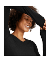 FALKE Women Long - sleeve shirt Wool - Tech Light - Black - Underställ - Alpingaraget