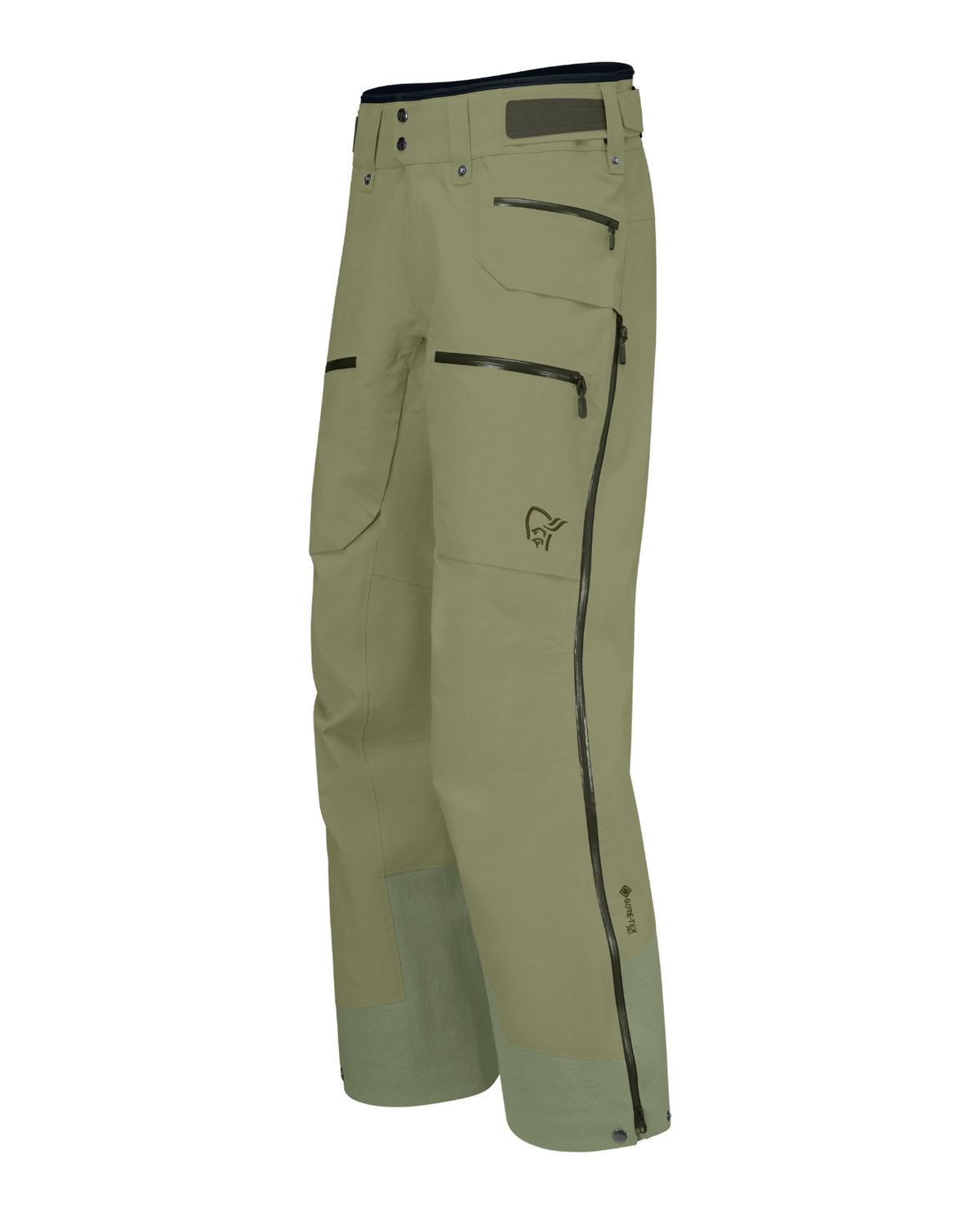 Norrøna Lofoten Gore-Tex Pro Pants Men i färg Deep Lichen Green - Skidbyxor för herrar