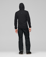 Norrøna Lyngen thermo100active Zip Hood Men - Caviar Black bakifrån