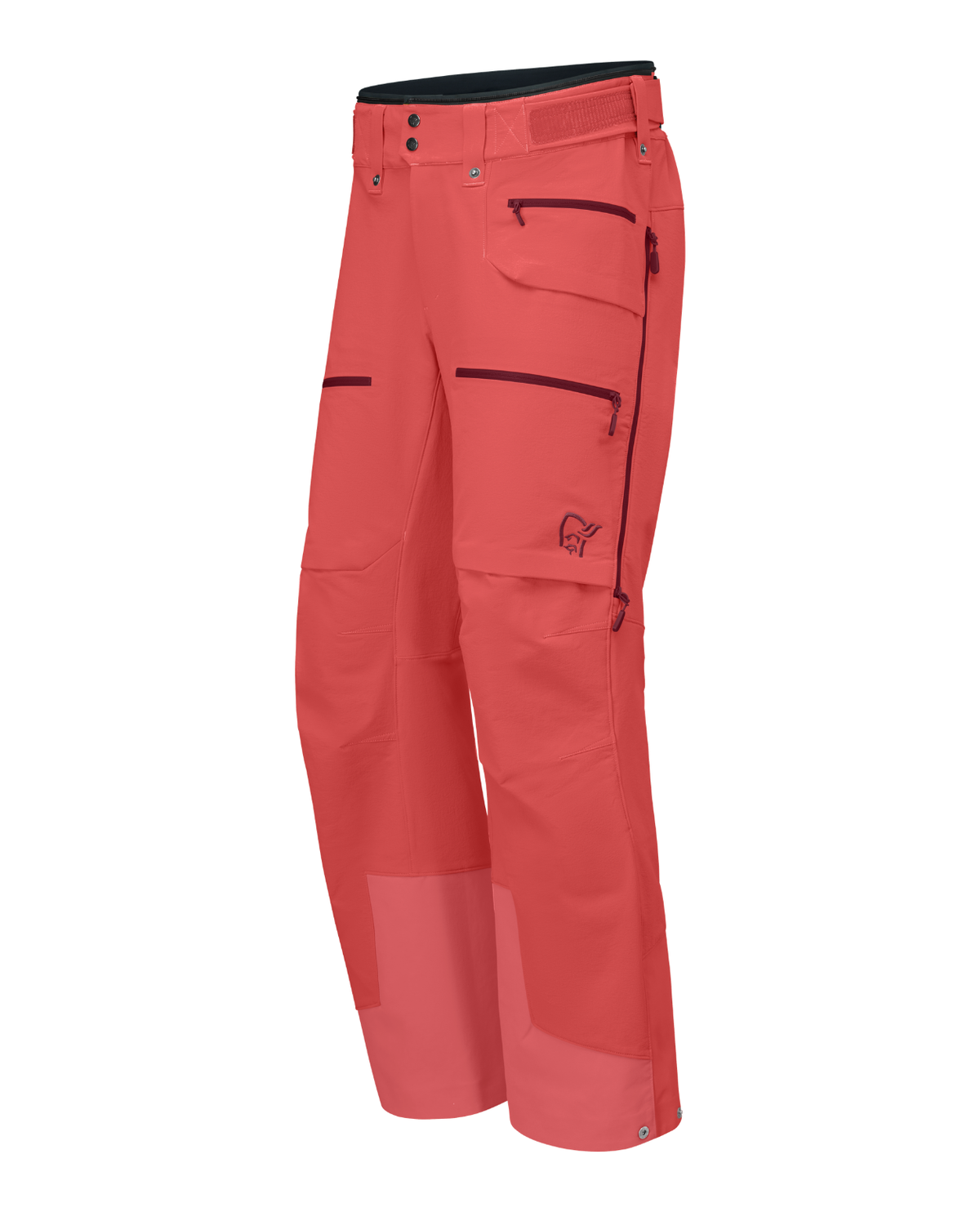 Norrøna Lofoten flex1 Pants Men - Baked Apple - Röd skidbyxa