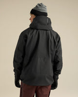 Arc'teryx Sabre Jacket Men - Svart skidjacka med huva bakifrån
